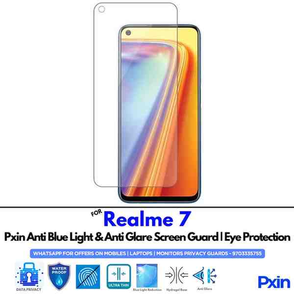 Realme7 Mobile Anti Bluelight and Anti glare Screen Guard Realme7 Mobile Anti Bluelight and Anti glare Screen Guard