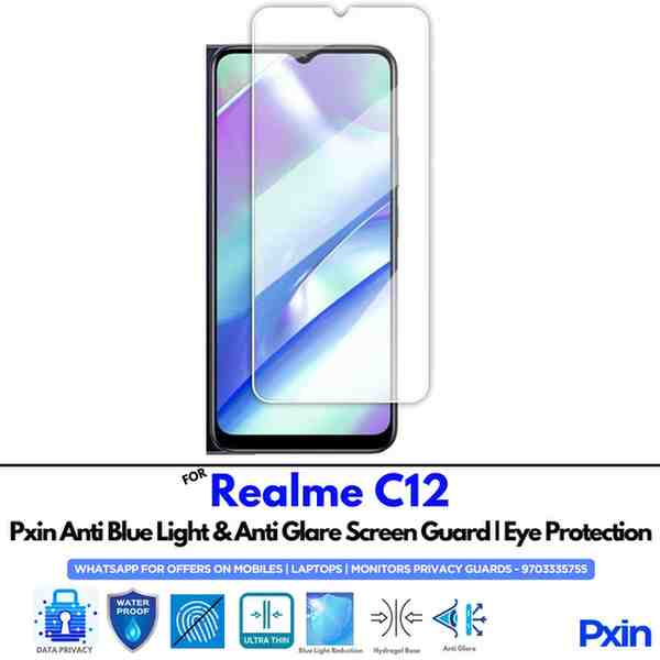 RealmeC12 Mobile Anti Bluelight and Anti glare Screen Guard RealmeC12 Mobile Anti Bluelight and Anti glare Screen Guard