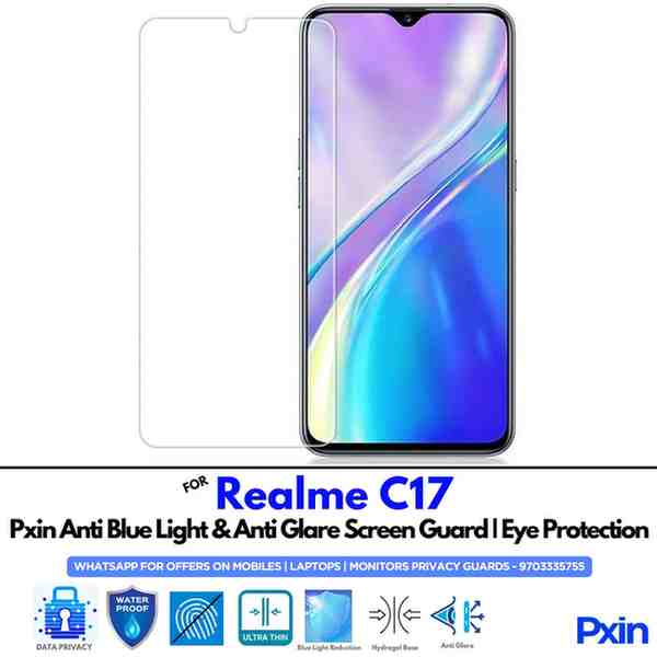 RealmeC17 Mobile Anti Bluelight and Anti glare Screen Guard RealmeC17 Mobile Anti Bluelight and Anti glare Screen Guard