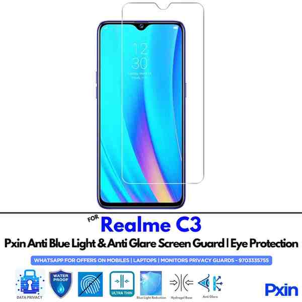RealmeC3 Mobile Anti Bluelight and Anti glare Screen Guard RealmeC3 Mobile Anti Bluelight and Anti glare Screen Guard