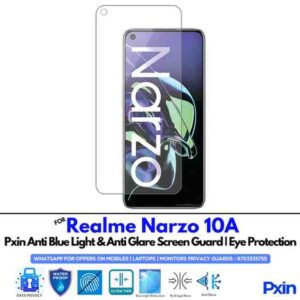 RealmeNarzo10A Mobile Anti Bluelight and Anti glare Screen Guard