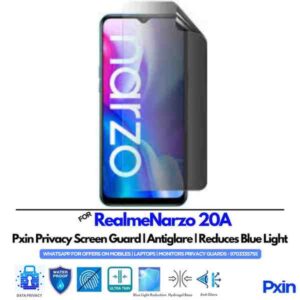 RealmeNarzo20A Mobile Privacy Screen Guard