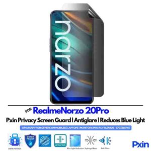 RealmeNorzo20Pro Mobile Privacy Screen Guard