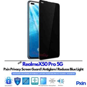 RealmeX50Pro5G Mobile Privacy Screen Guard