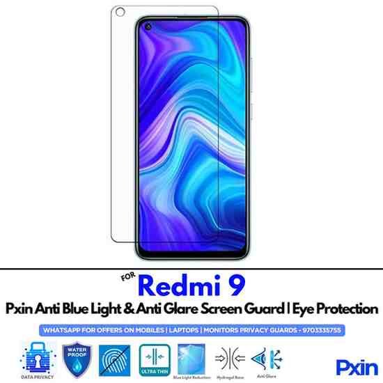 Redmi9 Mobile Anti Bluelight and Anti glare Screen Guard Redmi9 Mobile Anti Bluelight and Anti glare Screen Guard