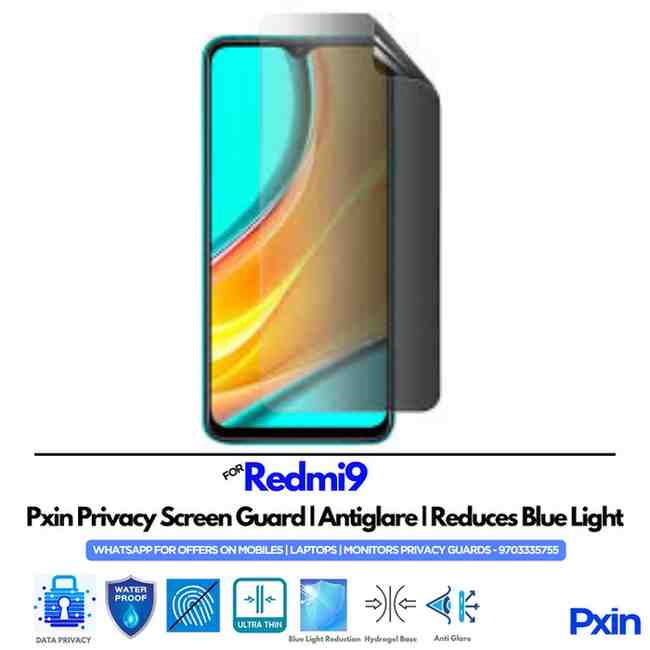 Redmi9 Privacy Screen Guard Redmi9 Privacy Screen Guard