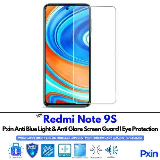 RedmiNote9S Mobile Anti Bluelight and Anti glare Screen Guard RedmiNote9S Mobile Anti Bluelight and Anti glare Screen Guard
