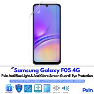 Anti Blue Light and Anti Glare Screen Guard for Samsung Galaxy F05 4G