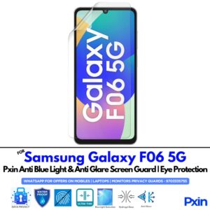 Anti Blue Light and Anti Glare Screen Guard for Samsung Galaxy F06 5G