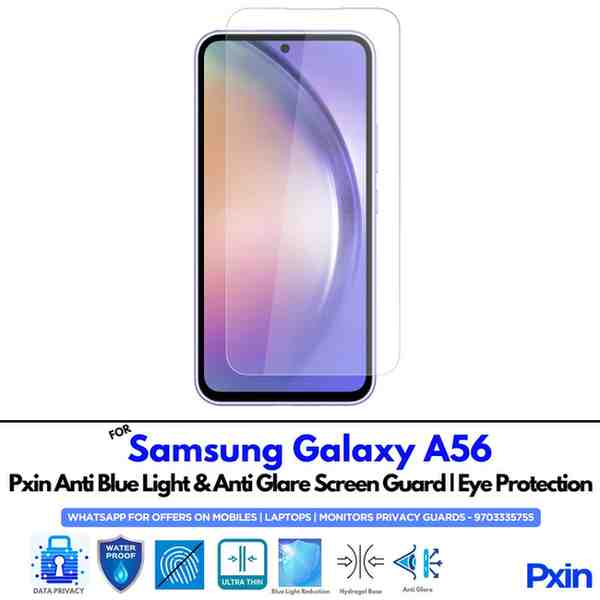 SamsungGalaxyA56 Mobile Anti Bluelight and Anti glare Screen Guard SamsungGalaxyA56 Mobile Anti Bluelight and Anti glare Screen Guard
