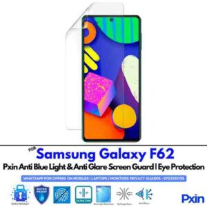 Anti Blue Light and Anti Glare Screen Guard for Samsung Galaxy F62 Mobile