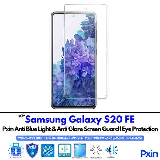 SamsungGalaxyS20FE Mobile Anti Bluelight and Anti glare Screen Guard