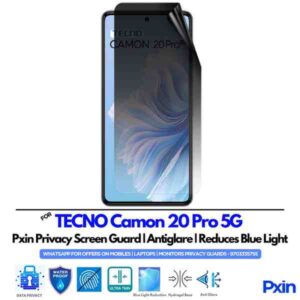 TECNOCamon20Pro5G Mobile Privacy Screen Guard