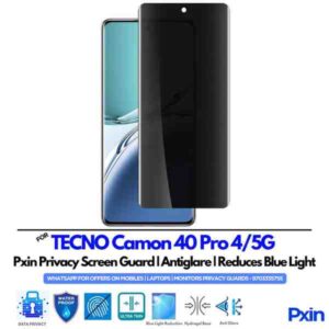TECNOCamon40Pro4/5G Mobile Privacy Screen Guard