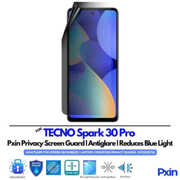 TECNOSpark30Pro Mobile Privacy Screen Guard TECNOSpark30Pro Mobile Privacy Screen Guard