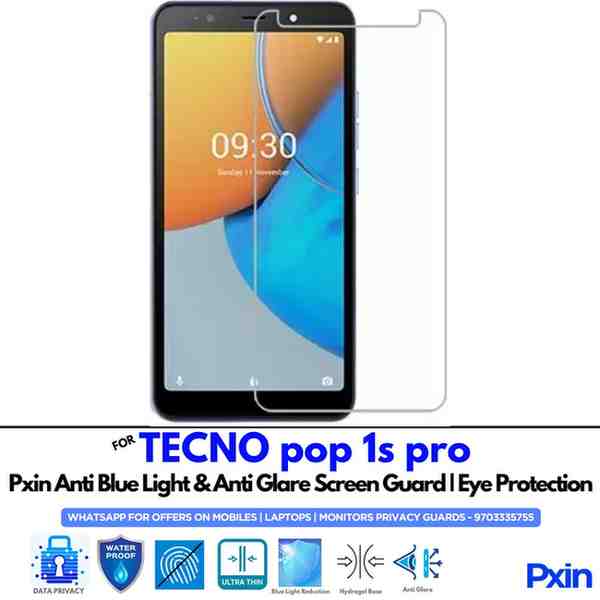 TECNOpop1spro Mobile Anti Bluelight and Anti glare Screen Guard TECNOpop1spro Mobile Anti Bluelight and Anti glare Screen Guard