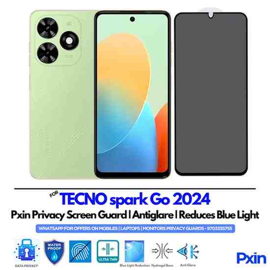 TECNO spark Go 2024 Privacy Screen Guard TECNO spark Go 2024 Privacy Screen Guard