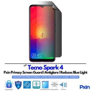 Tecno Spark 4 Mobile Privacy Screen Guard