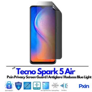 Tecno Spark 5 Air Mobile Privacy Screen Guard