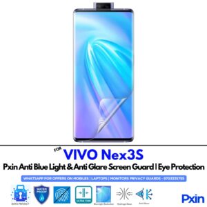 Anti Blue Light and Anti Glare Screen Guard for VIVO Nex3S