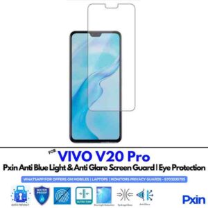 VIVOV20Pro Mobile Anti Bluelight and Anti glare Screen Guard