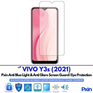 VIVOY3s Mobile Anti Bluelight and Anti glare Screen Guard
