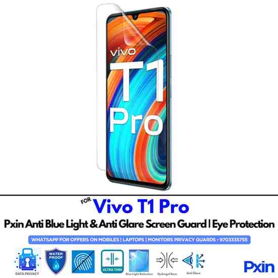 Anti Blue Light and Anti Glare Screen Guard for Vivo T1 Pro Mobile Anti Blue Light and Anti Glare Screen Guard for Vivo T1 Pro Mobile