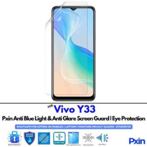 Anti Blue Light and Anti Glare Screen Guard for Vivo Y33 2021 Mobile