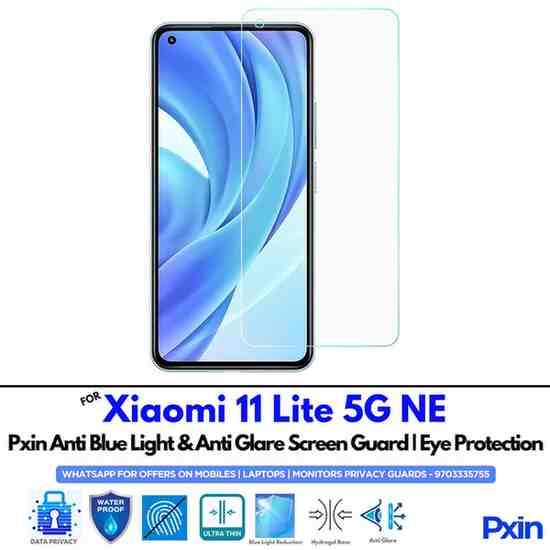 Xiaomi11Lite5GNE Mobile Anti Bluelight and Anti glare Screen Guard Xiaomi11Lite5GNE Mobile Anti Bluelight and Anti glare Screen Guard