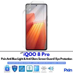 Anti Blue Light and Anti Glare Screen Guard for iQOO 8 Pro