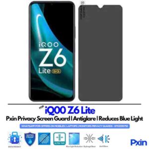 iQOO Z6 Lite Mobile Privacy Screen Guard