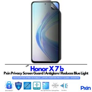 Honor X 7 b Privacy Screen Guard