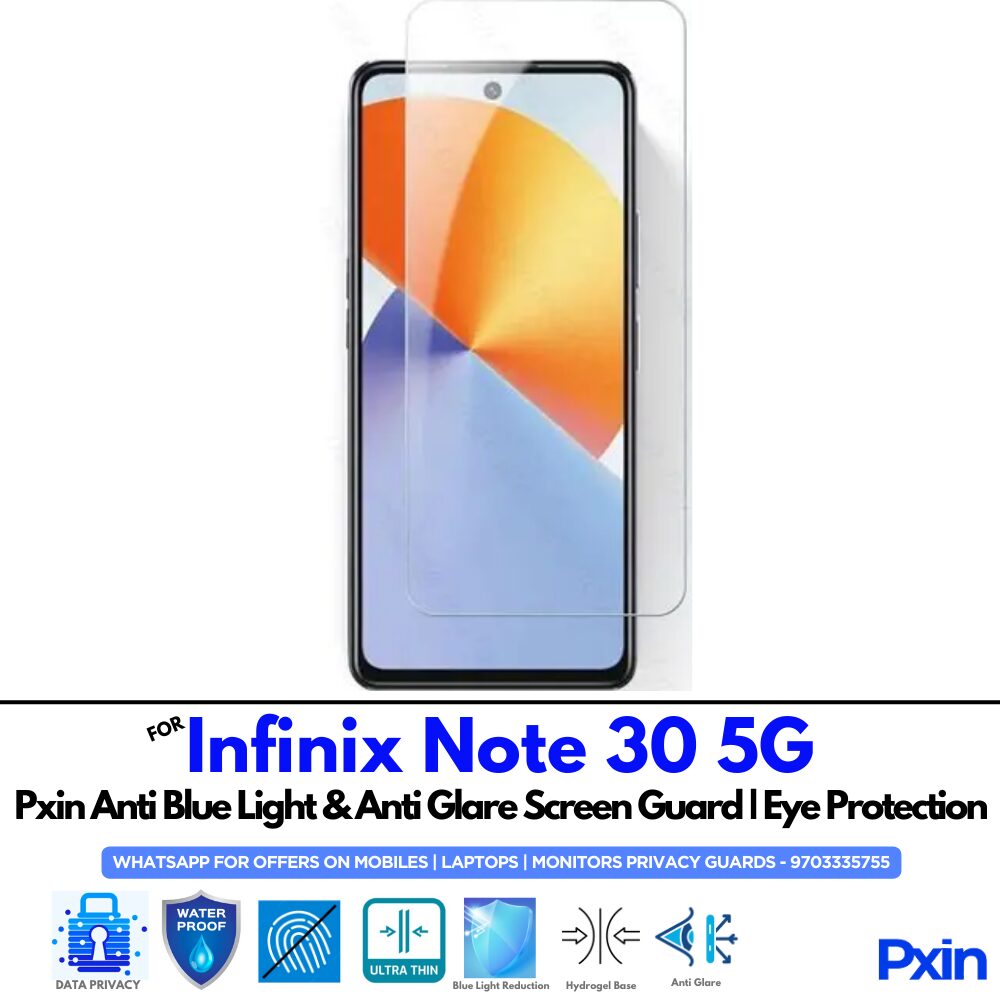Infinix Note 30 5G Anti Glare Screen Guard Infinix Note 30 5G Anti Glare Screen Guard