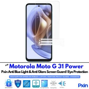 Motorola Moto G 31 Power Anti Glare Screen Guard