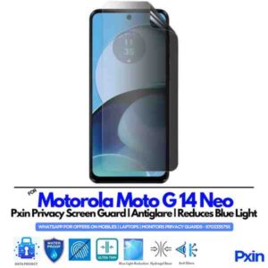Motorola Moto G14 Neo Privacy Screen Guard