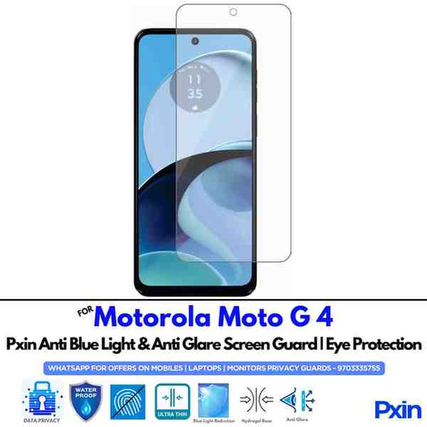 MotorolaMotoG4 Mobile Anti Blue Light and Anti Glare Screen Guard MotorolaMotoG4 Mobile Anti Blue Light and Anti Glare Screen Guard