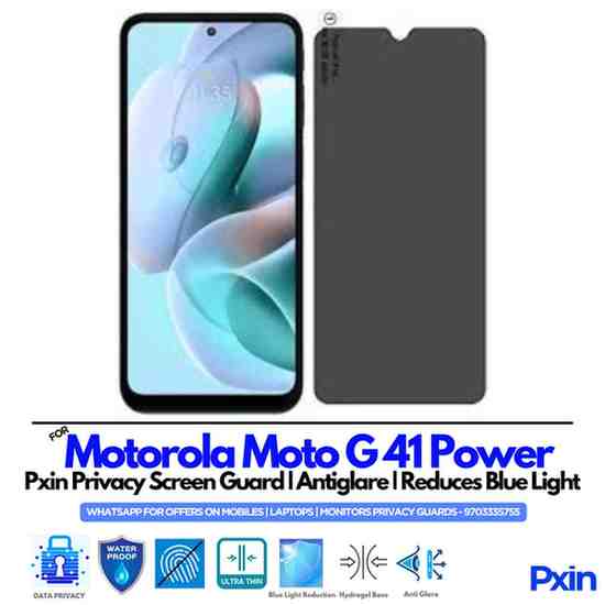 Motorola Moto G41 Power Privacy Screen Guard Motorola Moto G41 Power Privacy Screen Guard