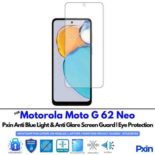 MotorolaMotoG62Neo Mobile Anti Blue Light and Anti Glare Screen Guard MotorolaMotoG62Neo Mobile Anti Blue Light and Anti Glare Screen Guard