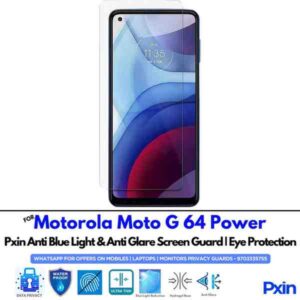 MotorolaMotoG64Power Mobile Anti Blue Light and Anti Glare Screen Guard