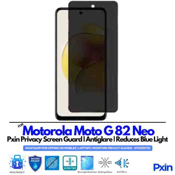 Motorola Moto G82 Neo Privacy Screen Guard Motorola Moto G82 Neo Privacy Screen Guard