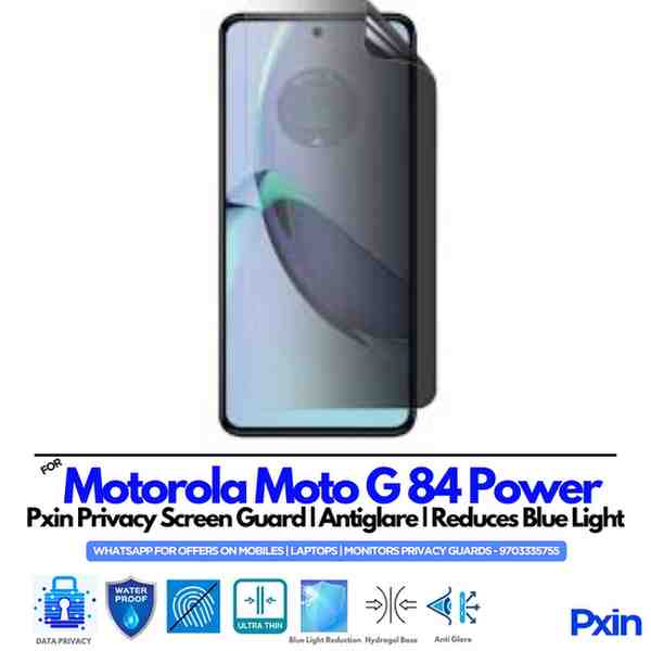 Motorola Moto G84 Power Privacy Screen Guard Motorola Moto G84 Power Privacy Screen Guard
