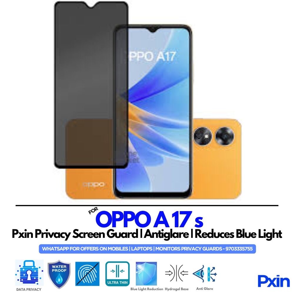 OPPO A 17 s Privacy Screen Guard OPPO A 17 s Privacy Screen Guard