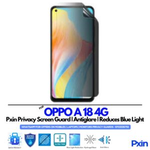 OPPO A 18 4G Privacy Screen Guard