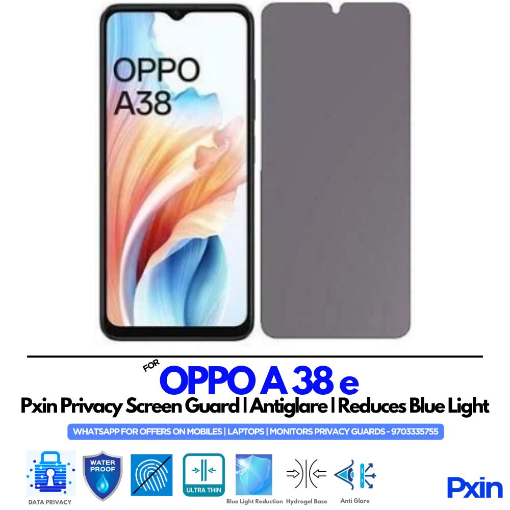 OPPO A 38 e Privacy Screen Guard OPPO A 38 e Privacy Screen Guard