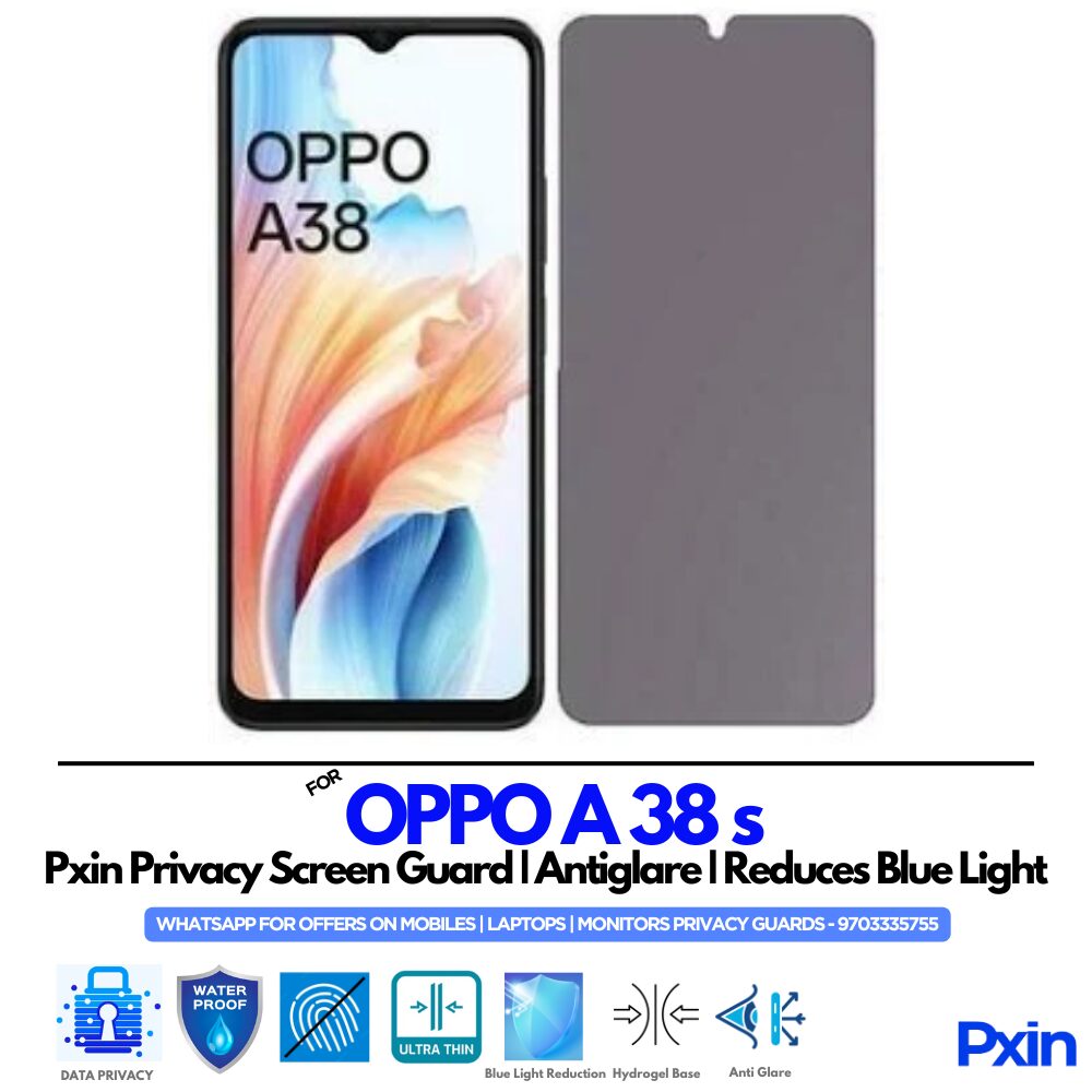 OPPO A 38 s Privacy Screen Guard OPPO A 38 s Privacy Screen Guard