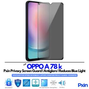 OPPO A 78 k Privacy Screen Guard