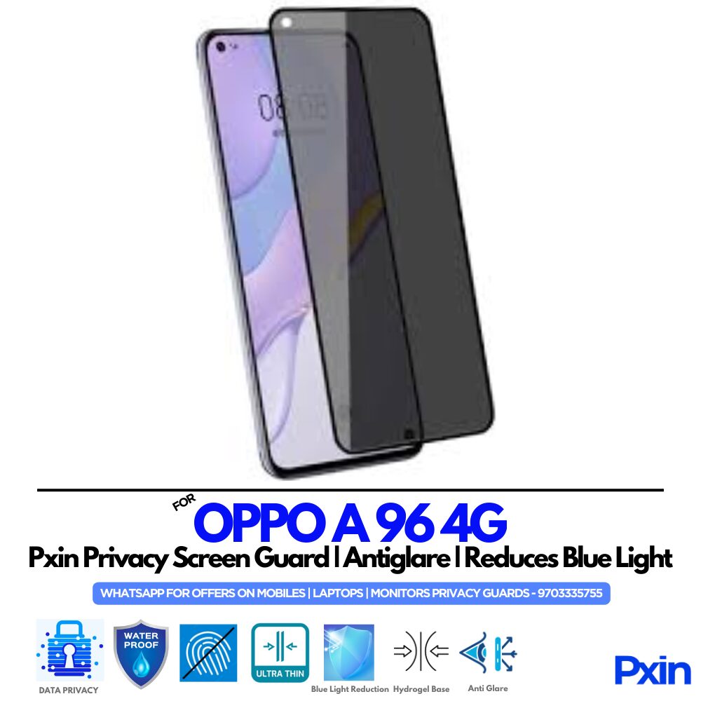 OPPO A 96 4G Privacy Screen Guard OPPO A 96 4G Privacy Screen Guard