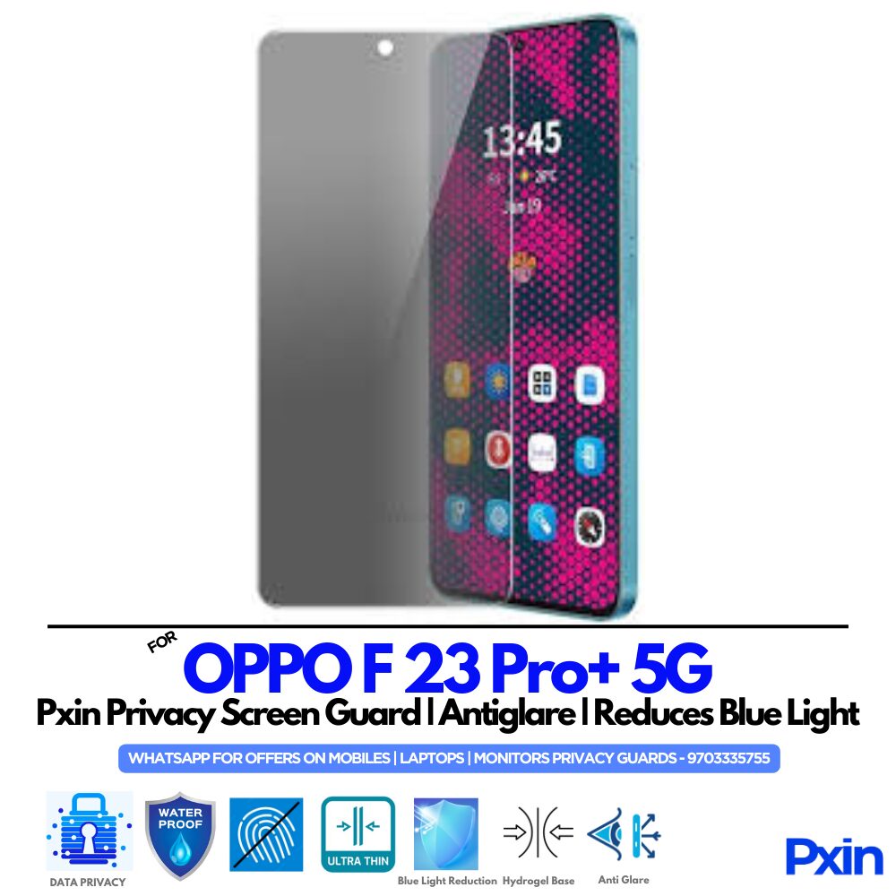OPPO F 23 Pro+ 5G Privacy Screen Guard OPPO F 23 Pro+ 5G Privacy Screen Guard
