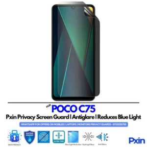 POCO C75 Privacy Screen Guard