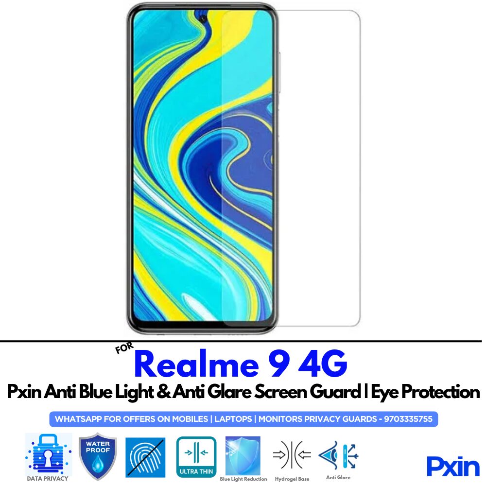 Realme 9 4G Anti Glare Screen Guard Realme 9 4G Anti Glare Screen Guard